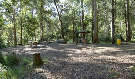 Gap Creek facilities, Watagans National Park. Photo: Susan Davis/DPIE
